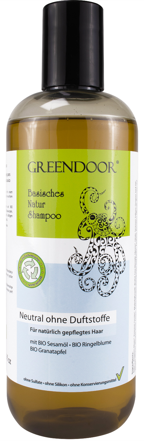 Basisches Natur Shampoo Neutral 500ml, vegan, natürlich, outdoor geeignet, mit Bio Ölen