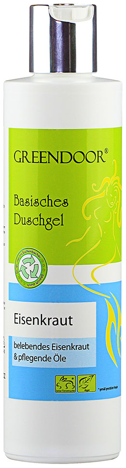 Basisches Natur Duschgel Eisenkraut 250ml, vegan, Naturkosmetik bio abbaubar, outdoor geeignet