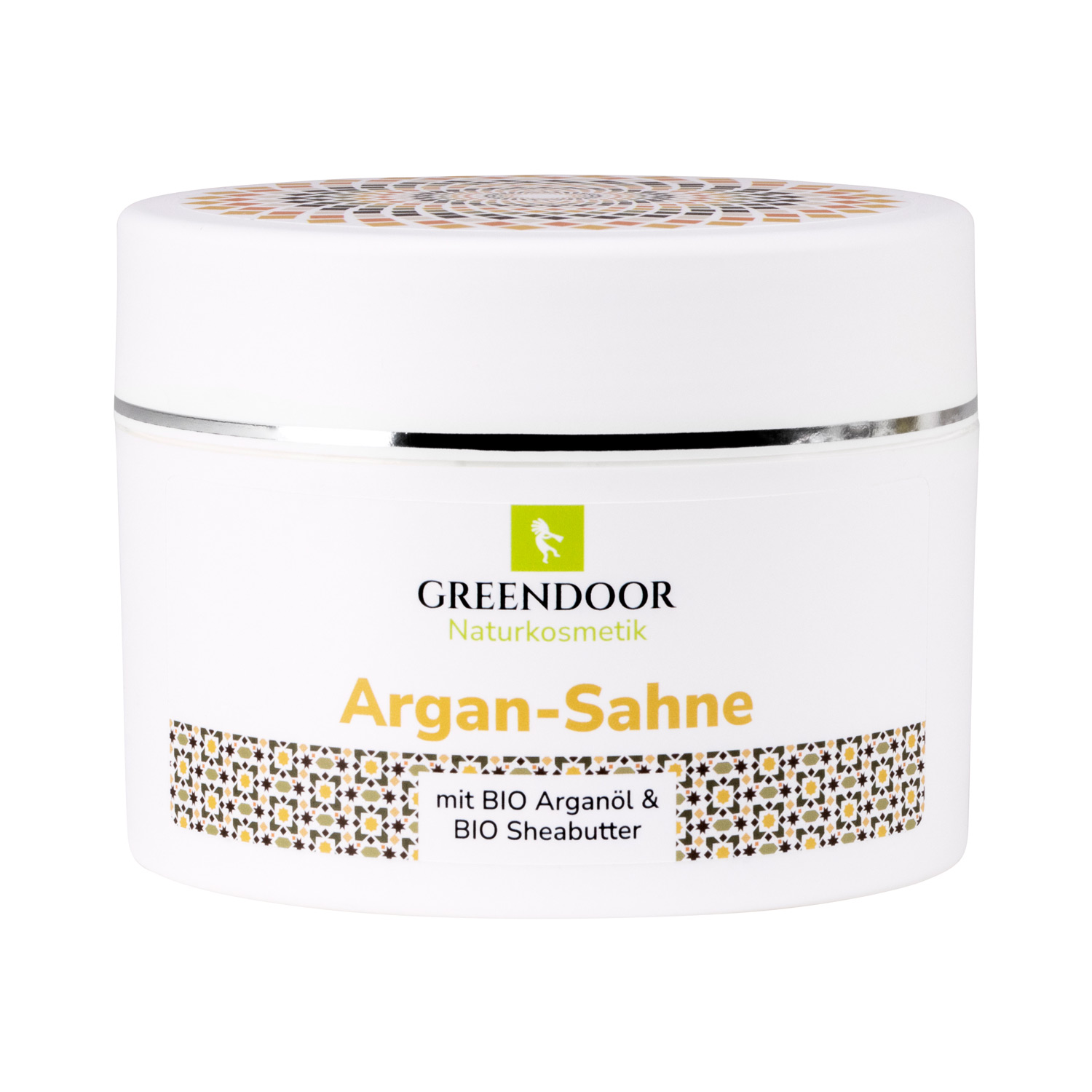 Argan Sahne OHNE Glimmer 200ml, neue Sorte, vegane Body-Butter mit Bio Arganöl