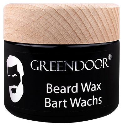 Produkt wird eingestellt: Greendoor BARTWACHS 50ml, Beard Wax, rein natürlich: Bienenwachs, BIO Jojobaöl, BIO Kakaobutter