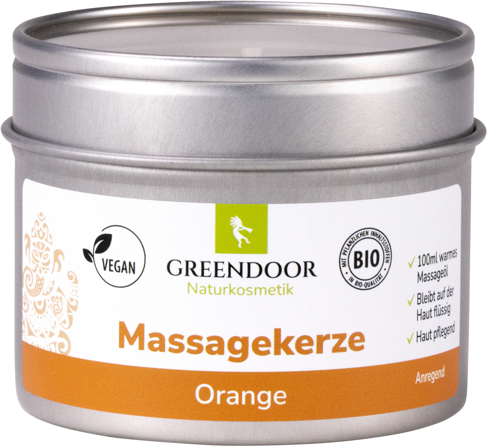 Zweite Wahl: Massagekerze Orange 100ml, vegan