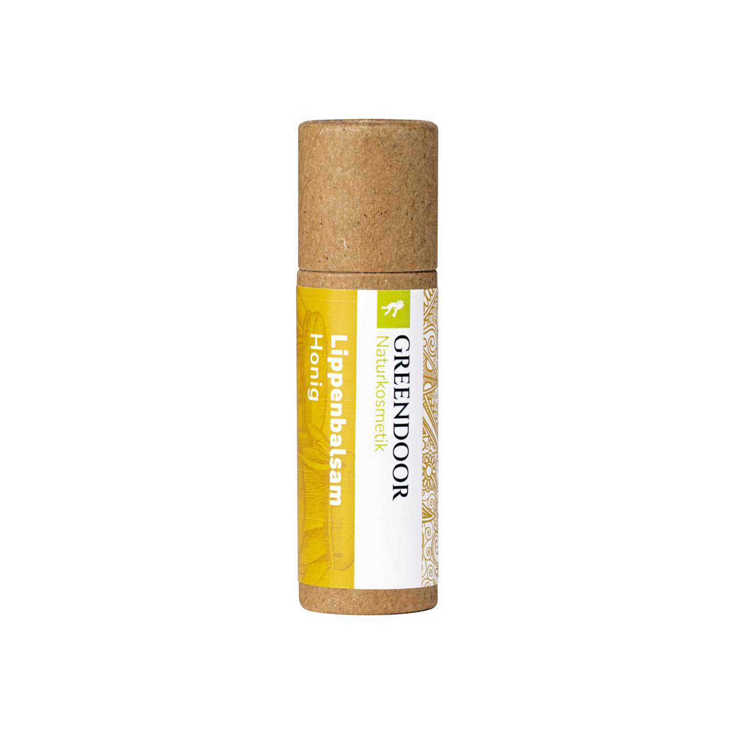 Lippenbalm Honig, Lippenpflege Stift Hülse aus 100% Pappe, Lippenbalsam für zarte Lippen