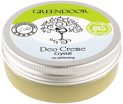 Deo Creme crystal vegan, ohne Zinkoxide, ohne Aluminiumsalze, no whitening, 50ml