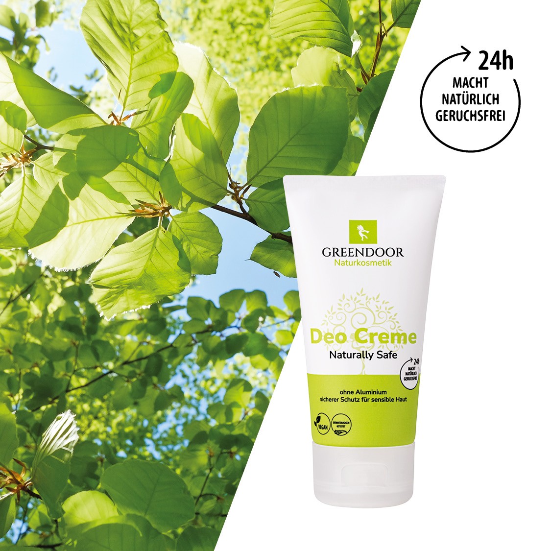 Softes Deo ohne Aluminium in der Tube - Naturally Safe 24h